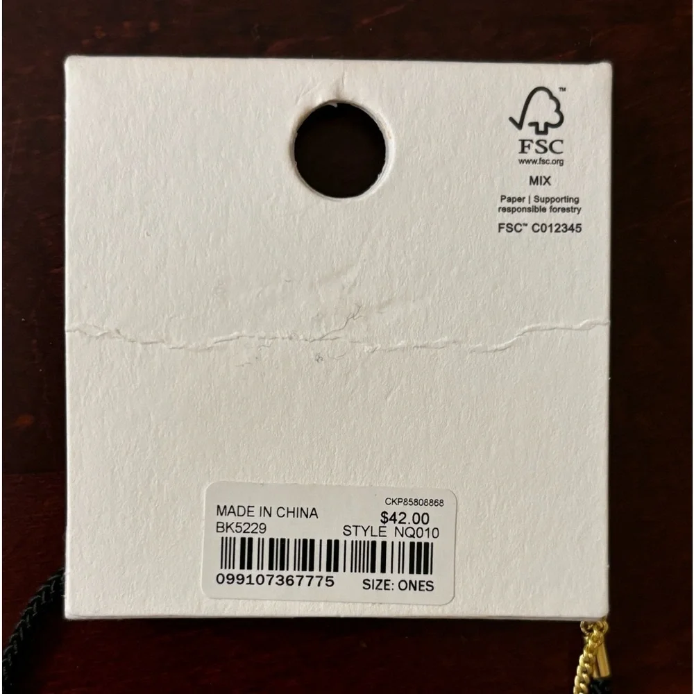 BRAND NEW Madewell Organic Freshwater Pearl Cord Necklace - Picture 10 of 11